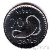 Фиджи 20 центов 2012 Попугай