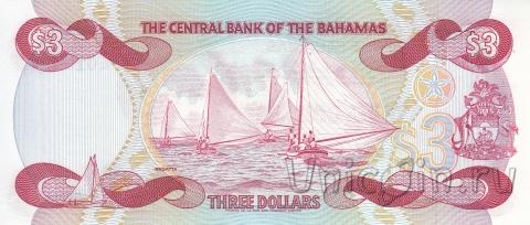 Багамские острова 3 доллара 1984