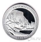 США 25 центов 2010 Yosemite (S, серебро)
