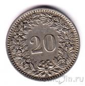 Швейцария 20 раппенов 1912