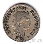 Швейцария 5 раппенов 1903