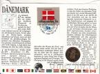 Дания 1 крона 1988 (В конверте с марками)