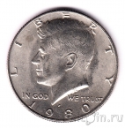 США 1/2 доллара 1980 (P)