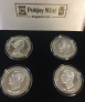 Фолклендские острова набор 4 монеты 1 крона 2017 Виндзоры (серебро)