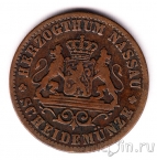 Нассау 1 крейцер 1861