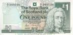 Шотландия 1 фунт 1987