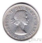Канада 25 центов 1962