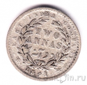 Британская Индия 2 анны 1841
