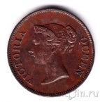 Стрейтс-Сеттлментс 1/4 цента 1845