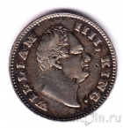 Британская Индия 1/4 рупии 1835