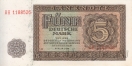 ГДР 5 марок 1948
