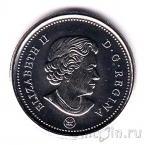 Канада 10 центов 2016