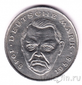 ФРГ 2 марки 1989 Людвиг Эрхард (F)