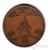 Финляндия 5 пенни 1888