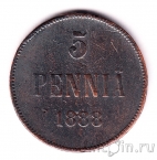 Финляндия 5 пенни 1888