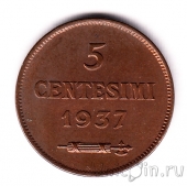Сан-Марино 5 чентезими 1937