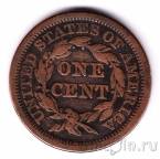 США 1 цент 1845