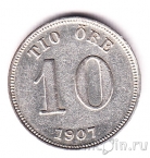 Швеция 10 оре 1907