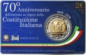 Италия 2 евро 2018 Конституция (в блистере)