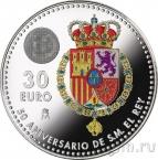Испания 30 евро 2018 50 лет Королю