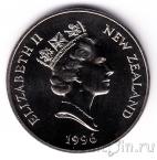 Новая Зеландия 5 долларов 1996 Попугай