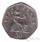 Великобритания 50 пенсов 1998