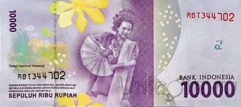 Индонезия 10000 рупий 2016