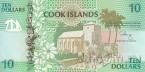 Острова Кука 10 долларов 1992