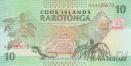 Острова Кука 10 долларов 1992
