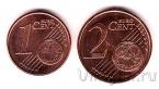 Андорра 1 и 2 евроцента 2015