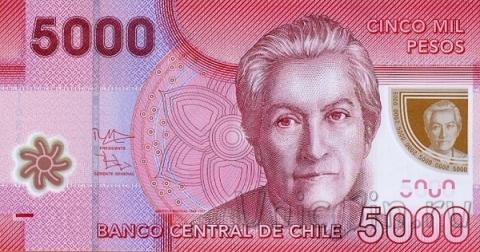 Чили 5000 песо 2013