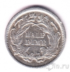 США 1/2 дайма 1872