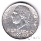 Германия 3 марки 1929 Готхольд Лессинг