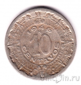 Мексика 10 сентаво 1946