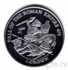 Остров Мэн 1 крона 1997 Падение Римской империи