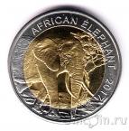 Буркина Фасо 50 франков 2017 Африканский слон