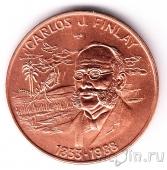 Куба 1 песо 1988 Карлос Хуан Финлей (медь)