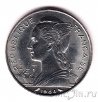 Реюньон 50 франков 1964