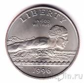 США 1/2 доллара 1996 Пловец (UNC)