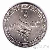 США 1/2 доллара 1996 Женский футбол (UNC)