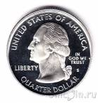 США 25 центов 2002 Tennessee (S, серебро)