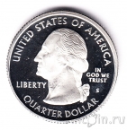 США 25 центов 2008 Oklahoma (S, серебро)