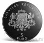 Латвия 5 евро 2018 