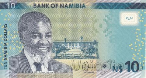 Намибия 10 долларов 2015