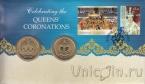 Австралия набор 2 монет 1 доллар 2013 Коронации Виктории и Елизаветы