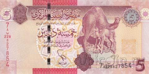 Ливия 5 динар 2011