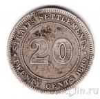 Стрейтс-Сеттлментс 20 центов 1889