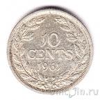 Либерия 10 центов 1961