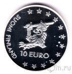 Финляндия 10 евро 1996 Крепость Олавинлинна