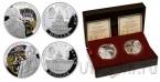 Ниуэ набор 2 монеты 1 доллар 2010 Кутузов и Наполеон